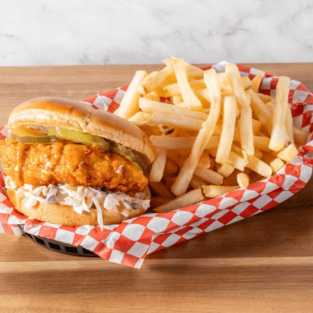 Chick-N-Sliders W/Fries.